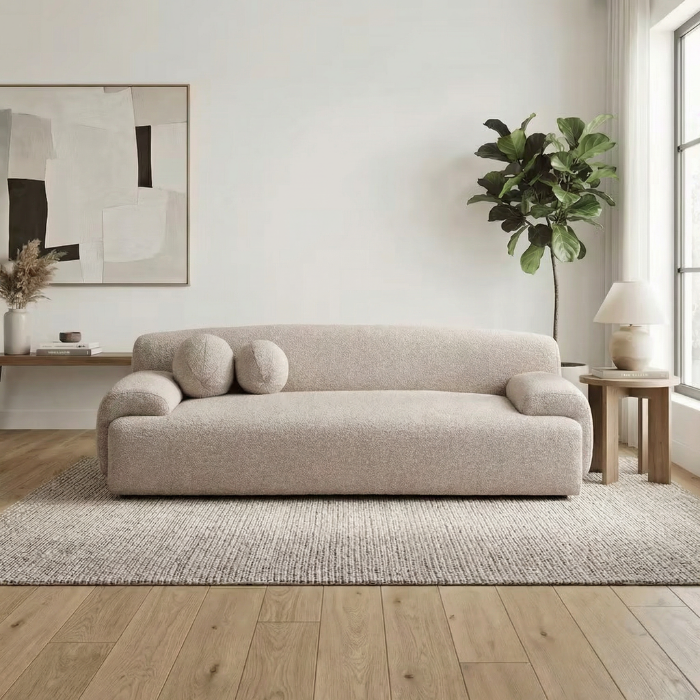 Chest of drawers in Scandinavian bedroom — AI-generated